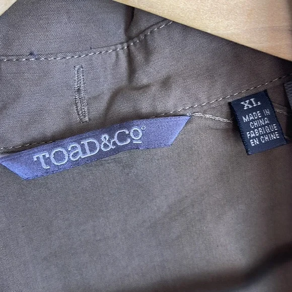 Toad & Co Enroute water resistant shirt jacket XL
